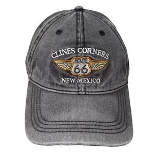 Mountain Baseball Cap Gray OS Clines Corners New Mexico Route 66 Adjustable Hat